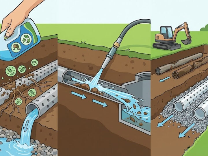 Jak udrożnić drenaż oczyszczalni? 3 sposoby na trwałe rozwiązanie